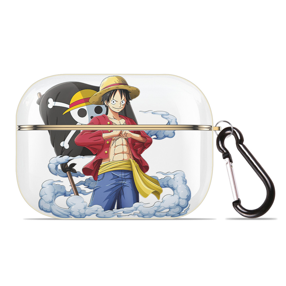 ワンピース モンキー・D・ルフィ ONE PIECE Monkey D. Luffy 【AirPods Pro用】ハードシェル保護ケース｜耐衝撃・防指紋・カラビナ付き商品仕様