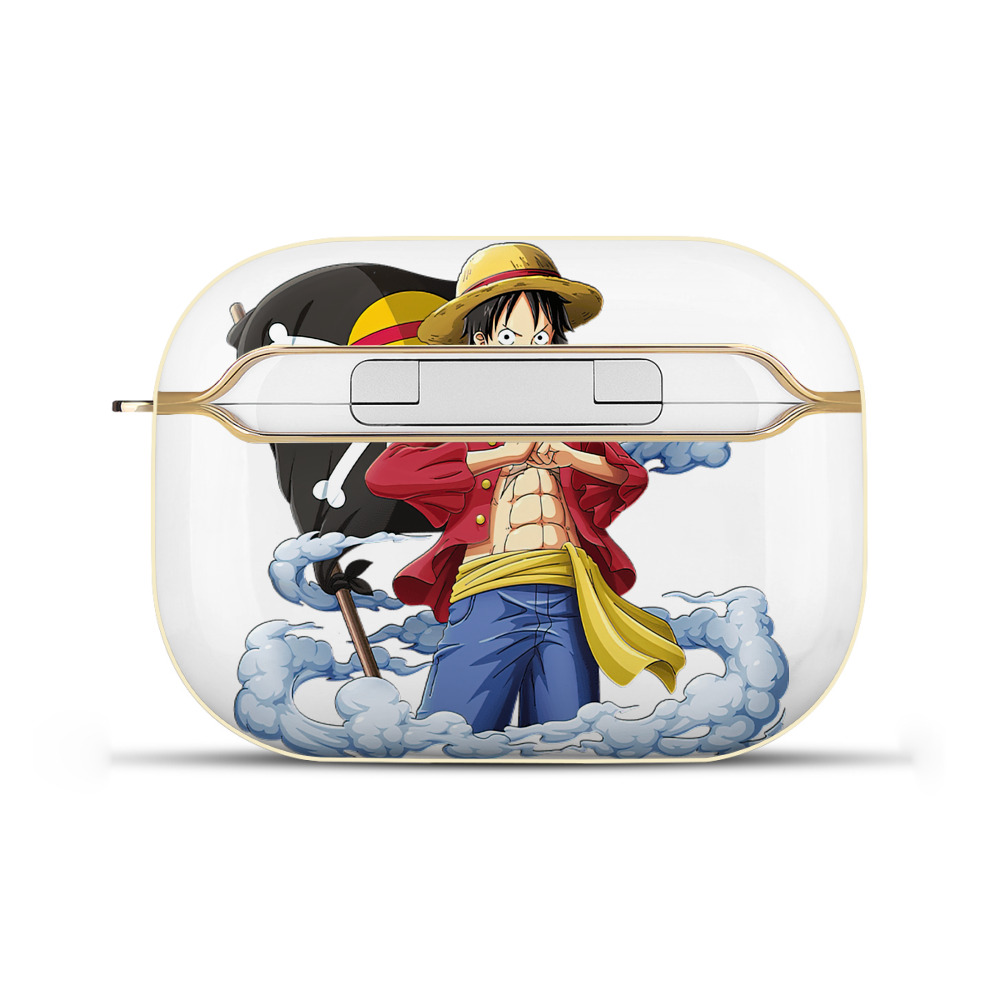 ワンピース モンキー・D・ルフィ ONE PIECE Monkey D. Luffy 【AirPods Pro用】ハードシェル保護ケース｜耐衝撃・防指紋・カラビナ付き商品仕様