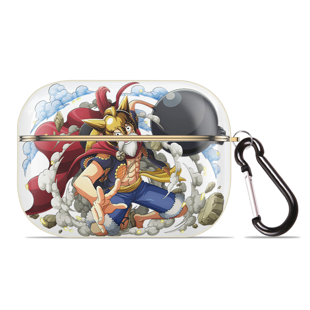 ワンピース モンキー・D・ルフィ ONE PIECE Monkey D. Luffy 【AirPods Pro用】ハードシェル保護ケース｜耐衝撃・防指紋・カラビナ付き商品仕様