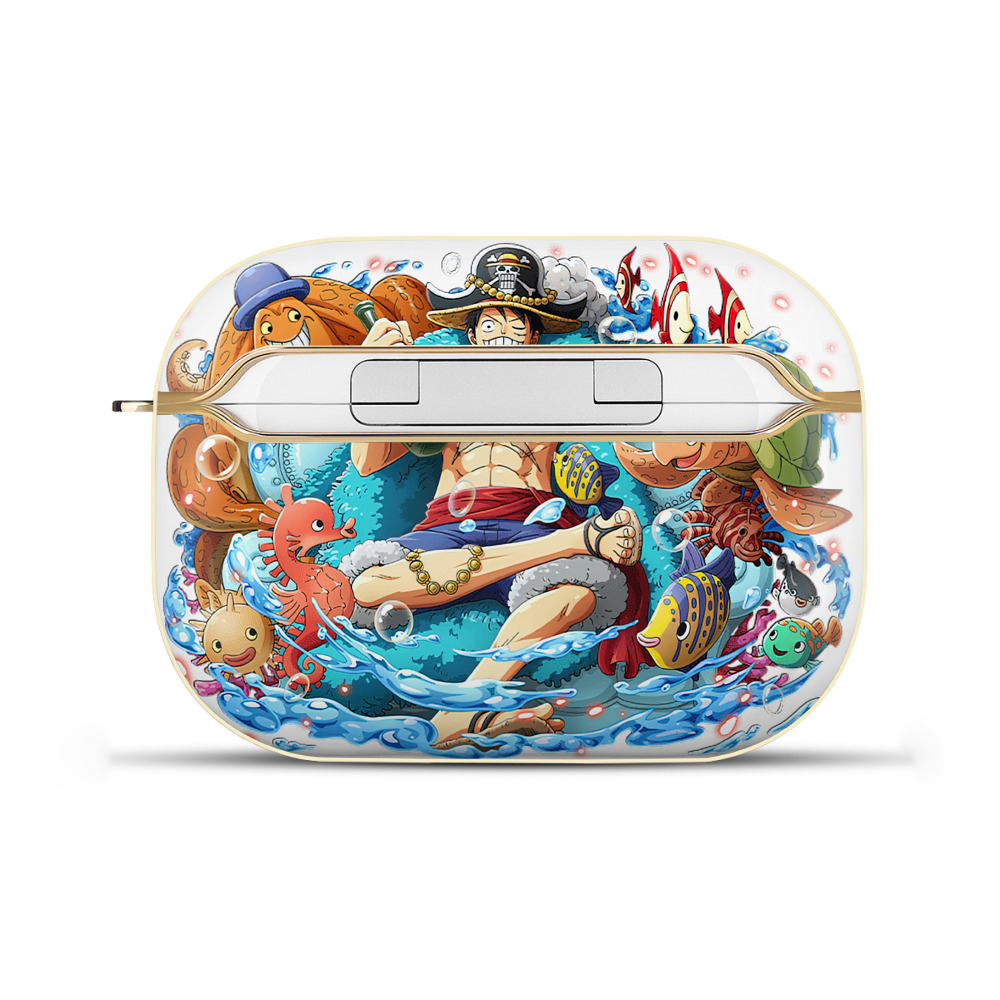 ワンピース モンキー・D・ルフィ ONE PIECE Monkey D. Luffy 【AirPods Pro用】ハードシェル保護ケース｜耐衝撃・防指紋・カラビナ付き商品仕様