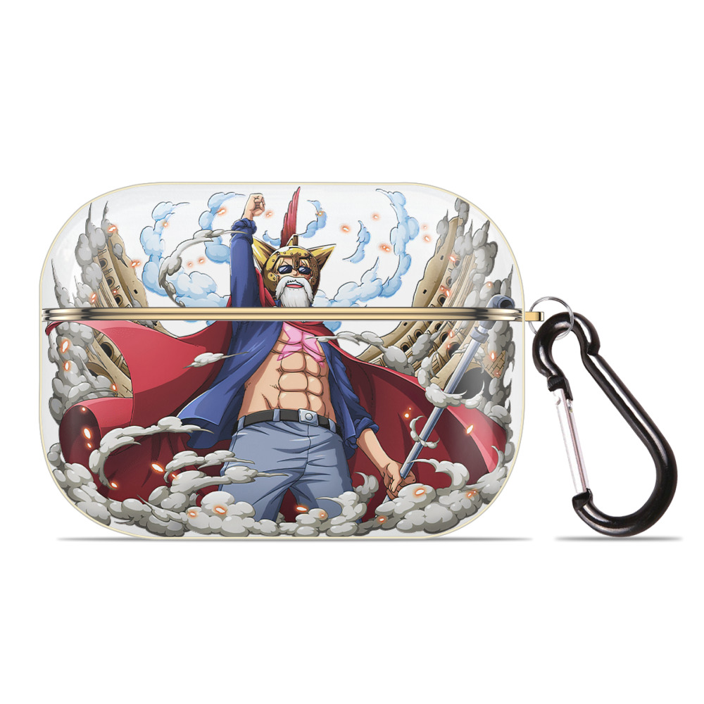 ワンピース モンキー・D・ルフィ ONE PIECE Monkey D. Luffy 【AirPods Pro用】ハードシェル保護ケース｜耐衝撃・防指紋・カラビナ付き商品仕様