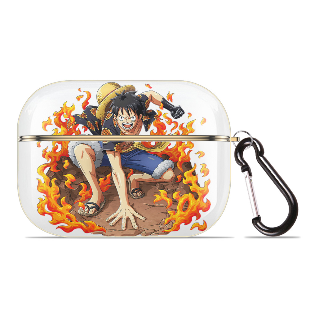 ワンピース モンキー・D・ルフィ ONE PIECE Monkey D. Luffy 【AirPods Pro用】ハードシェル保護ケース｜耐衝撃・防指紋・カラビナ付き商品仕様