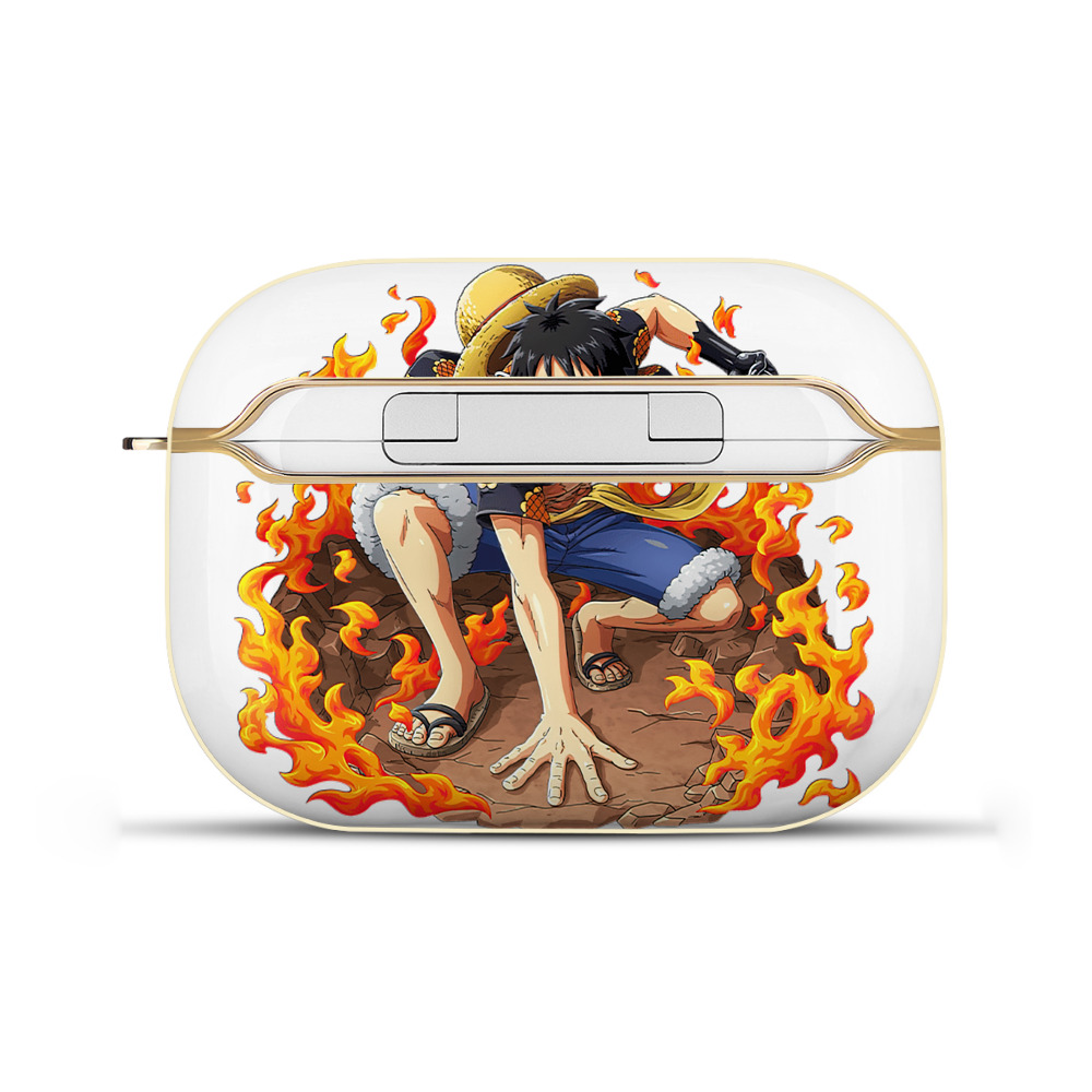 ワンピース モンキー・D・ルフィ ONE PIECE Monkey D. Luffy 【AirPods Pro用】ハードシェル保護ケース｜耐衝撃・防指紋・カラビナ付き商品仕様