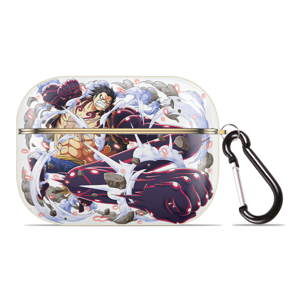 ワンピース モンキー・D・ルフィ ONE PIECE Monkey D. Luffy 【AirPods Pro用】ハードシェル保護ケース｜耐衝撃・防指紋・カラビナ付き商品仕様