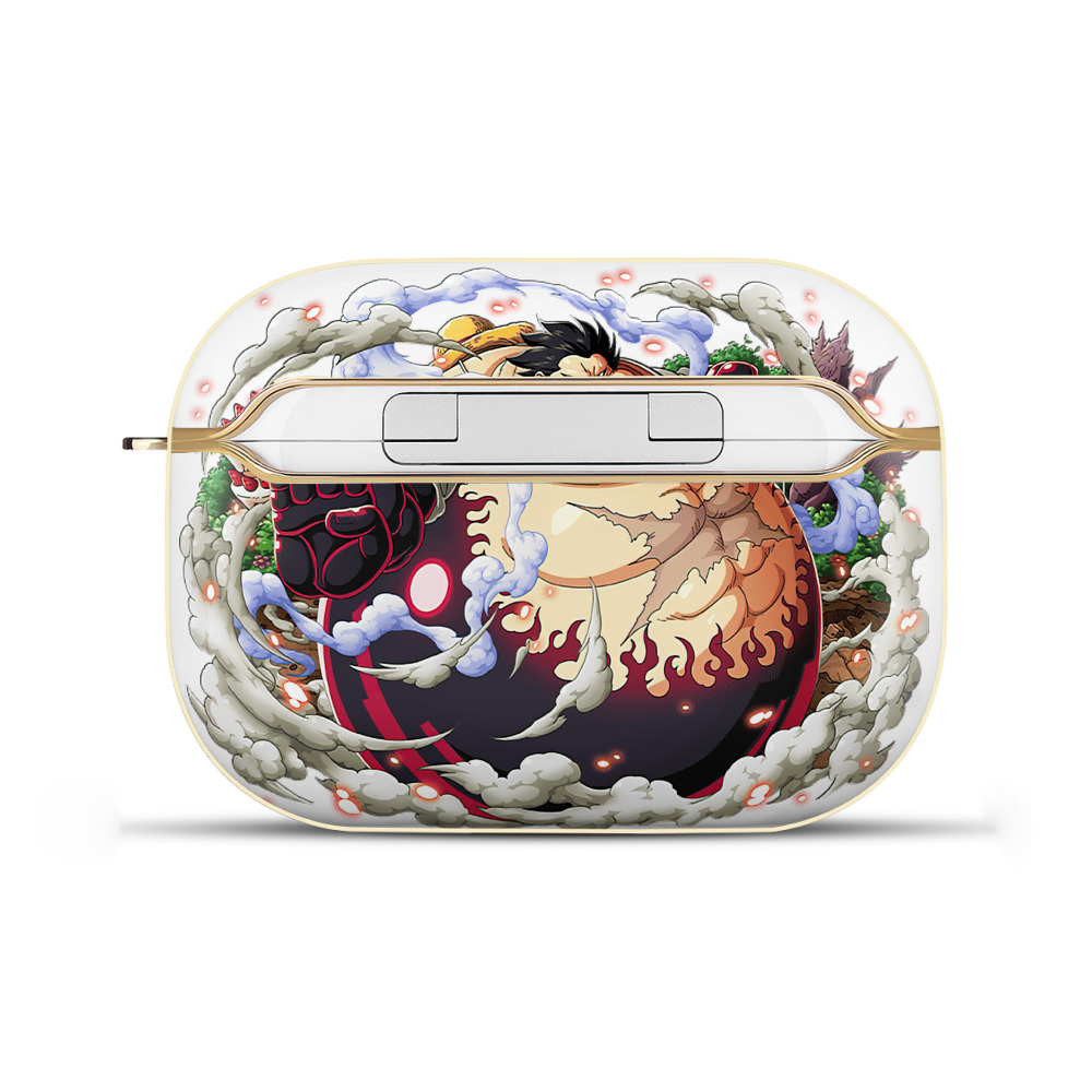 ワンピース モンキー・D・ルフィ ONE PIECE Monkey D. Luffy 【AirPods Pro用】ハードシェル保護ケース｜耐衝撃・防指紋・カラビナ付き商品仕様