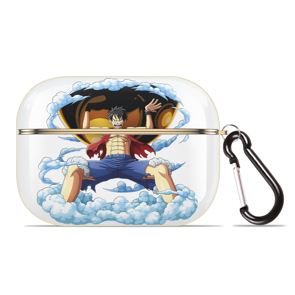 ワンピース モンキー・D・ルフィ ONE PIECE Monkey D. Luffy 【AirPods Pro用】ハードシェル保護ケース｜耐衝撃・防指紋・カラビナ付き商品仕様