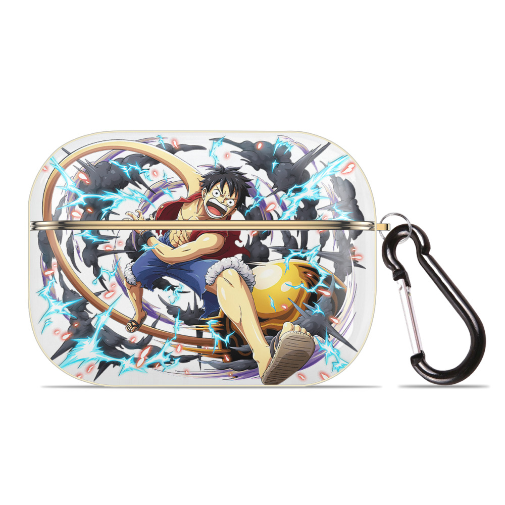 ワンピース モンキー・D・ルフィ ONE PIECE Monkey D. Luffy 【AirPods Pro用】ハードシェル保護ケース｜耐衝撃・防指紋・カラビナ付き商品仕様