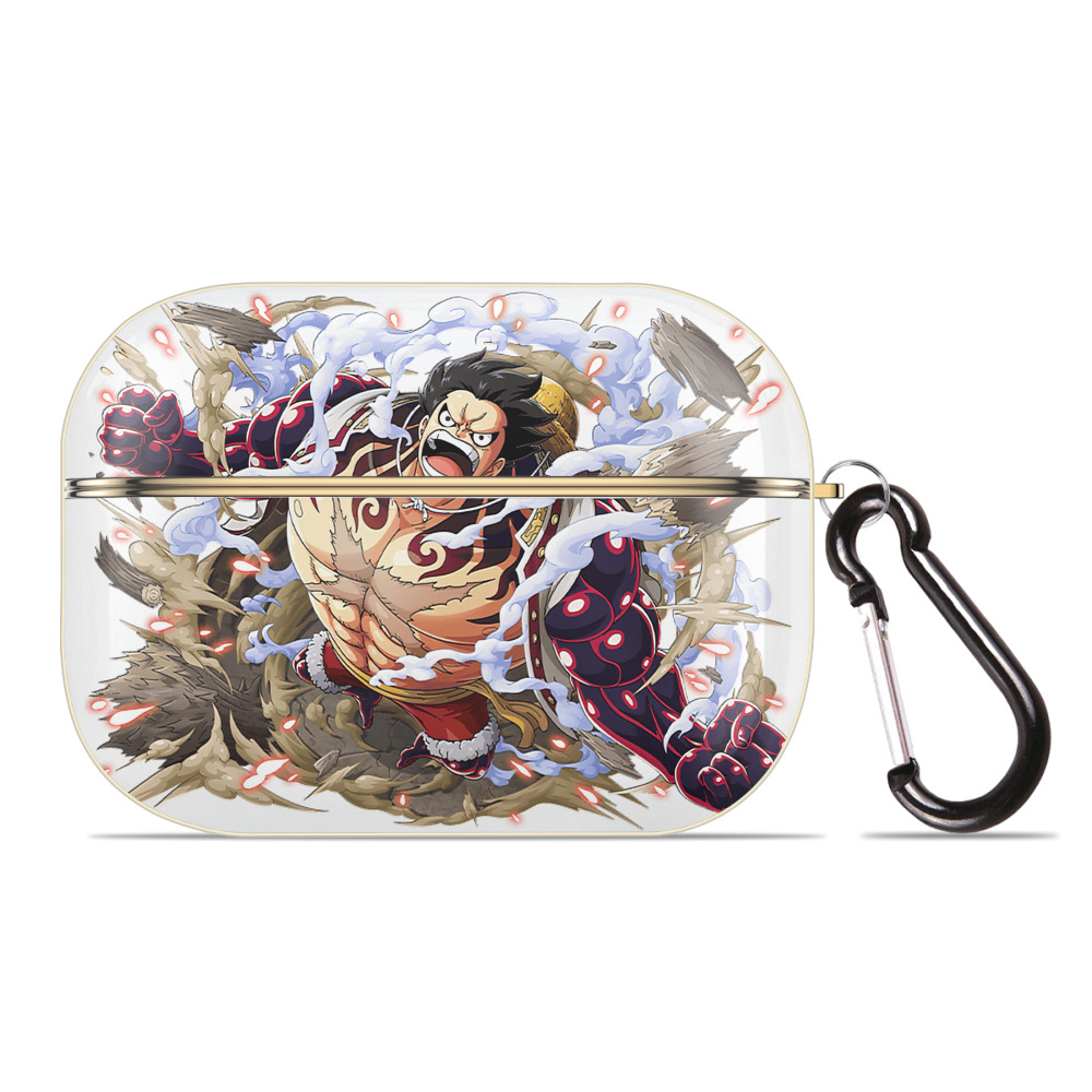ワンピース モンキー・D・ルフィ ONE PIECE Monkey D. Luffy 【AirPods Pro用】ハードシェル保護ケース｜耐衝撃・防指紋・カラビナ付き商品仕様