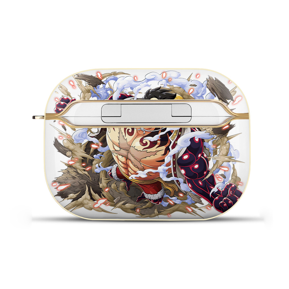 ワンピース モンキー・D・ルフィ ONE PIECE Monkey D. Luffy 【AirPods Pro用】ハードシェル保護ケース｜耐衝撃・防指紋・カラビナ付き商品仕様