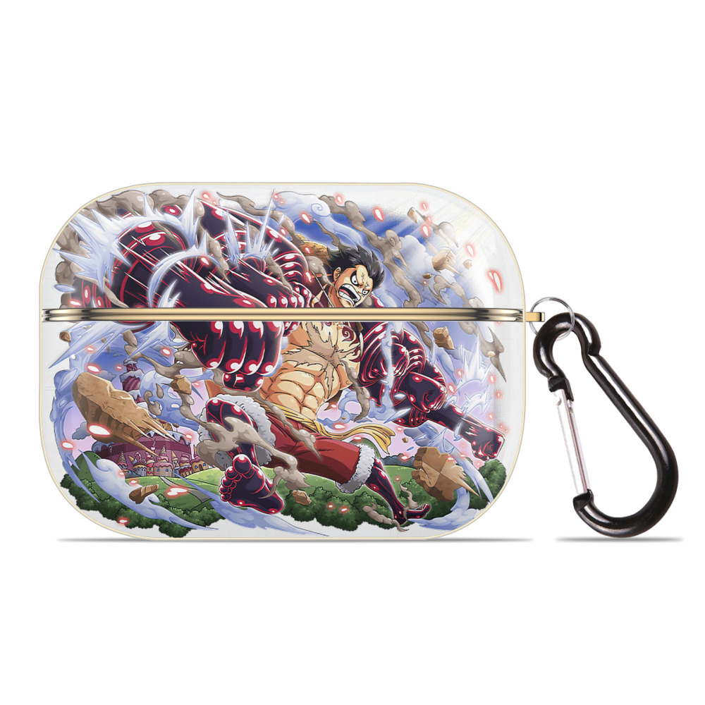 ワンピース モンキー・D・ルフィ ONE PIECE Monkey D. Luffy 【AirPods Pro用】ハードシェル保護ケース｜耐衝撃・防指紋・カラビナ付き商品仕様