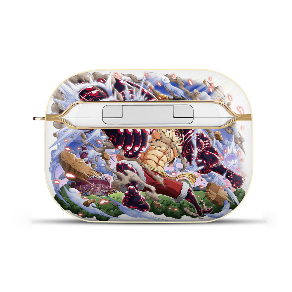 ワンピース モンキー・D・ルフィ ONE PIECE Monkey D. Luffy 【AirPods Pro用】ハードシェル保護ケース｜耐衝撃・防指紋・カラビナ付き商品仕様
