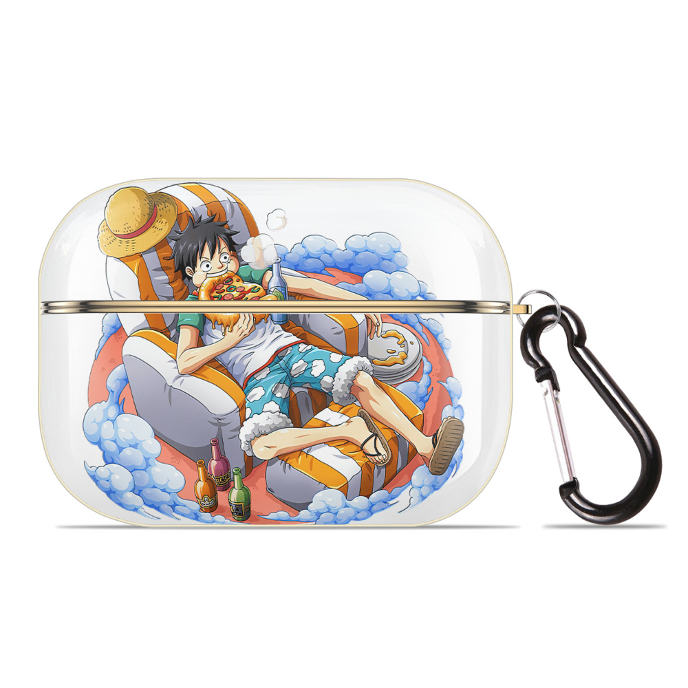 ワンピース モンキー・D・ルフィ ONE PIECE Monkey D. Luffy 【AirPods Pro用】ハードシェル保護ケース｜耐衝撃・防指紋・カラビナ付き商品仕様