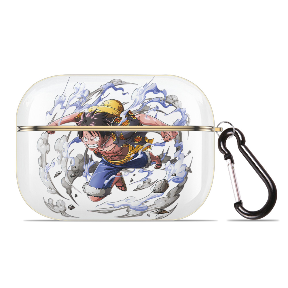 ワンピース モンキー・D・ルフィ ONE PIECE Monkey D. Luffy 【AirPods Pro用】ハードシェル保護ケース｜耐衝撃・防指紋・カラビナ付き商品仕様