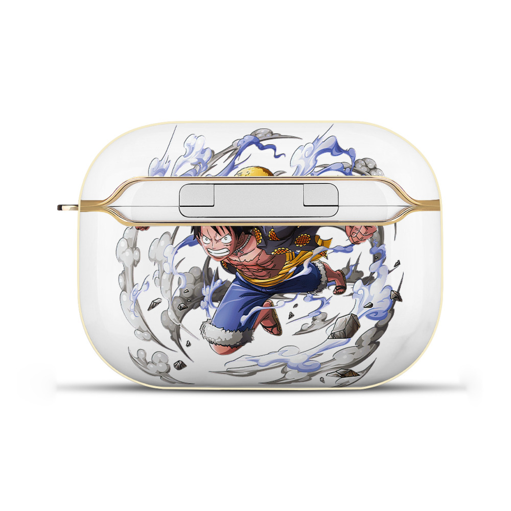 ワンピース モンキー・D・ルフィ ONE PIECE Monkey D. Luffy 【AirPods Pro用】ハードシェル保護ケース｜耐衝撃・防指紋・カラビナ付き商品仕様