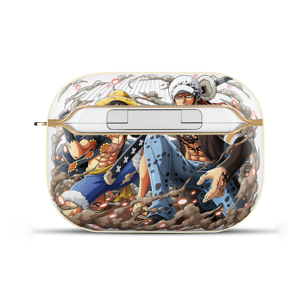 ワンピース モンキー・D・ルフィ ONE PIECE Monkey D. Luffy 【AirPods Pro用】ハードシェル保護ケース｜耐衝撃・防指紋・カラビナ付き商品仕様