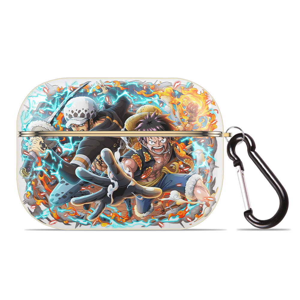 ワンピース モンキー・D・ルフィ ONE PIECE Monkey D. Luffy 【AirPods Pro用】ハードシェル保護ケース｜耐衝撃・防指紋・カラビナ付き商品仕様