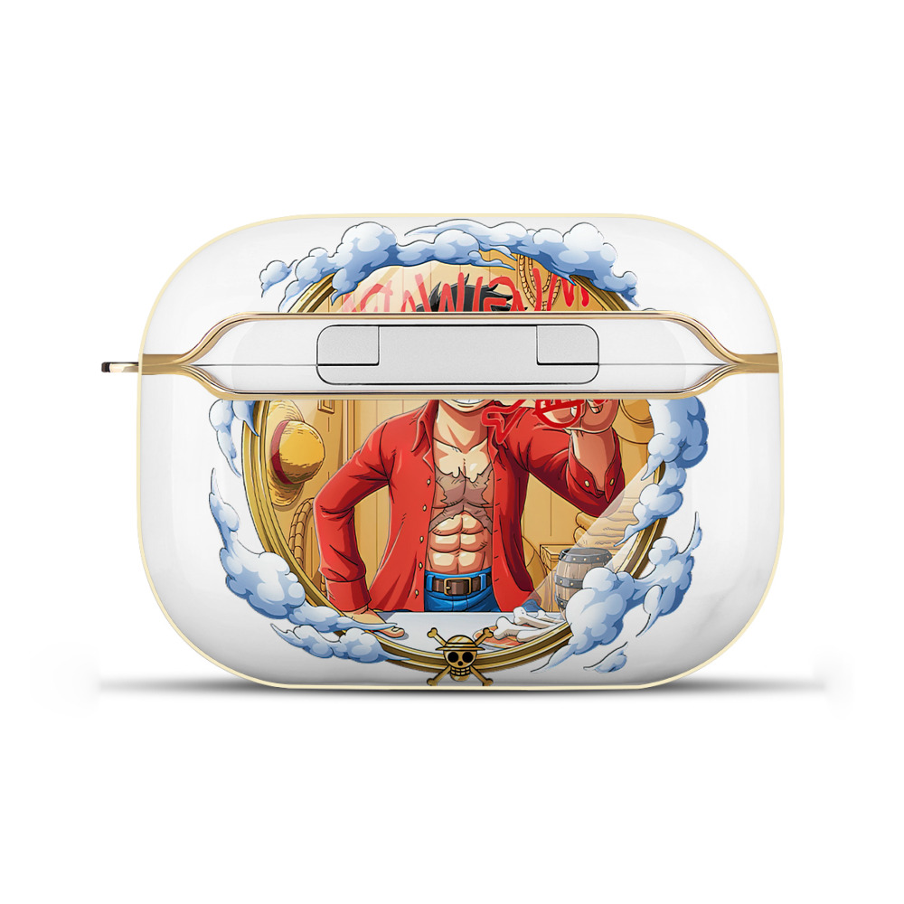 ワンピース モンキー・D・ルフィ ONE PIECE Monkey D. Luffy 【AirPods Pro用】ハードシェル保護ケース｜耐衝撃・防指紋・カラビナ付き商品仕様
