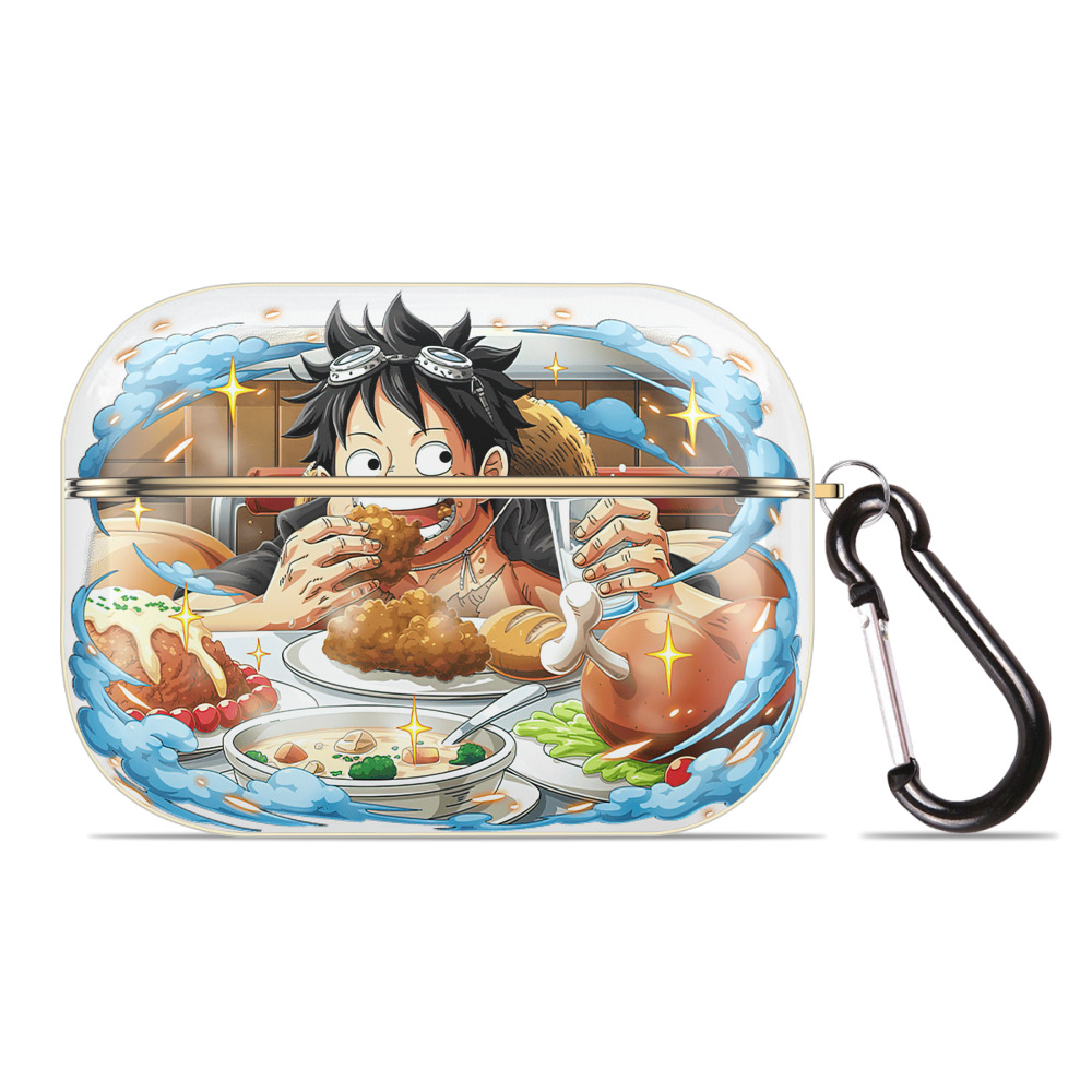 ワンピース モンキー・D・ルフィ ONE PIECE Monkey D. Luffy 【AirPods Pro用】ハードシェル保護ケース｜耐衝撃・防指紋・カラビナ付き商品仕様