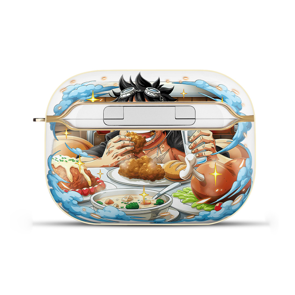 ワンピース モンキー・D・ルフィ ONE PIECE Monkey D. Luffy 【AirPods Pro用】ハードシェル保護ケース｜耐衝撃・防指紋・カラビナ付き商品仕様