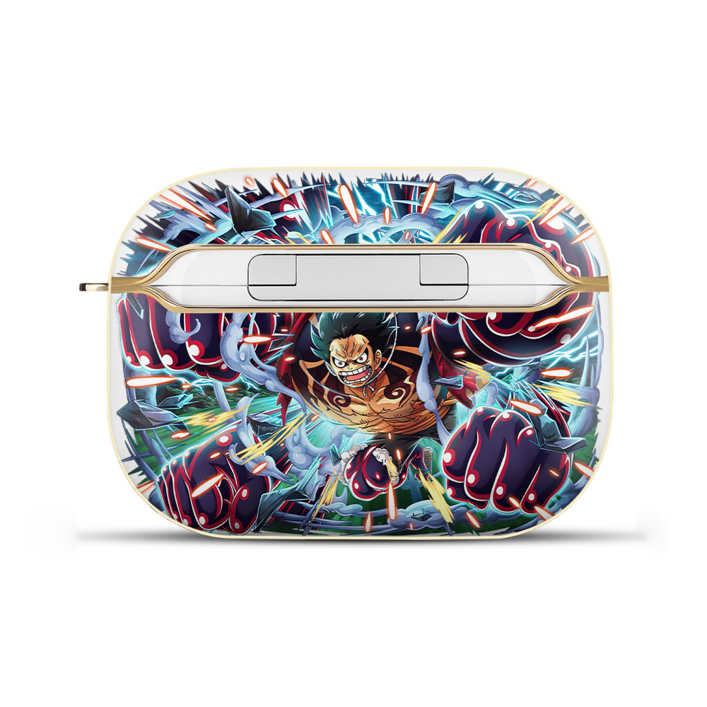 ワンピース モンキー・D・ルフィ ONE PIECE Monkey D. Luffy 【AirPods Pro用】ハードシェル保護ケース｜耐衝撃・防指紋・カラビナ付き商品仕様