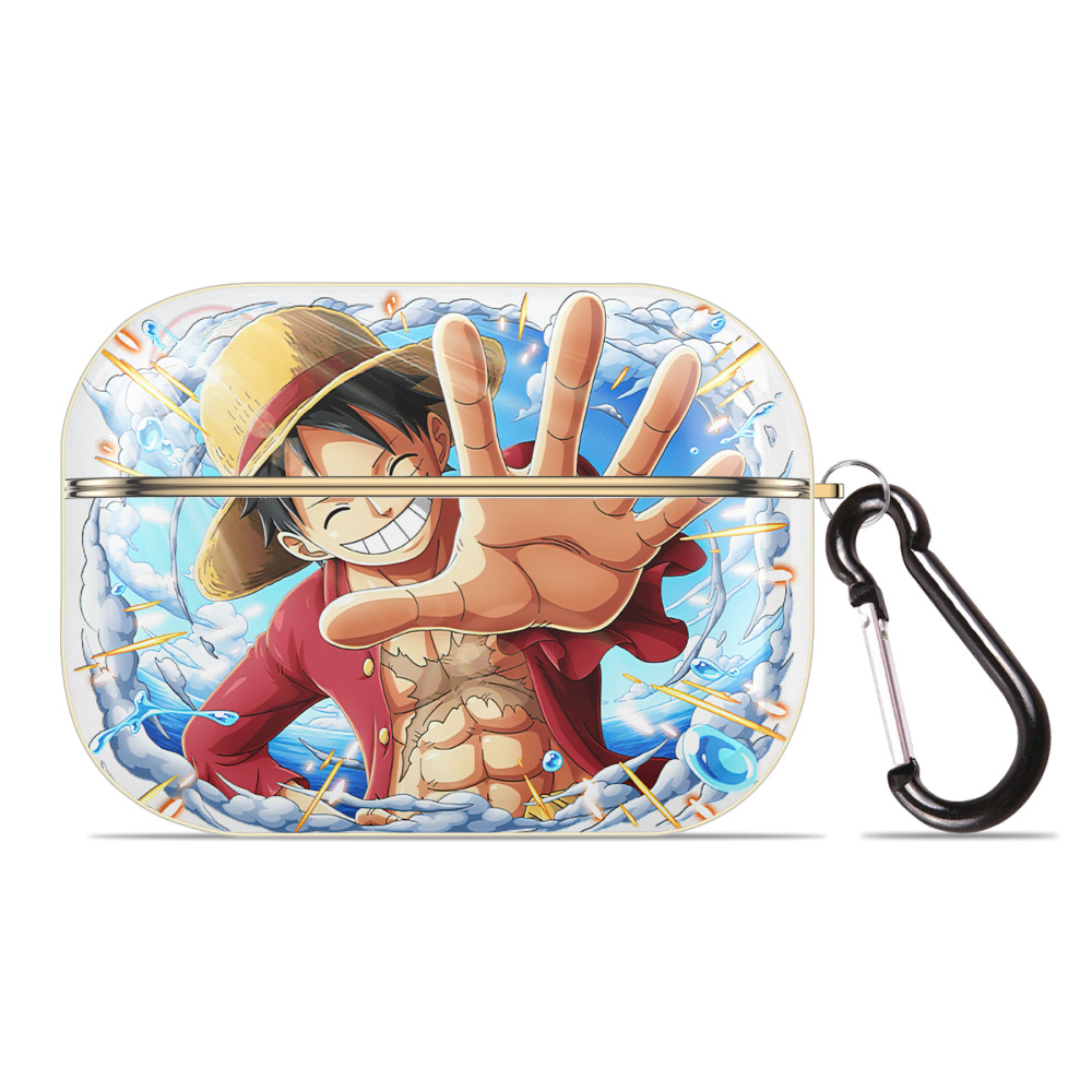 ワンピース モンキー・D・ルフィ ONE PIECE Monkey D. Luffy 【AirPods Pro用】ハードシェル保護ケース｜耐衝撃・防指紋・カラビナ付き商品仕様