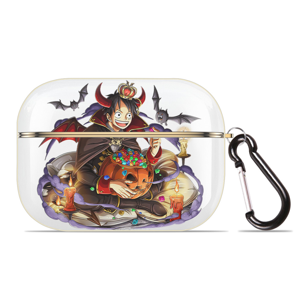ワンピース モンキー・D・ルフィ ONE PIECE Monkey D. Luffy 【AirPods Pro用】ハードシェル保護ケース｜耐衝撃・防指紋・カラビナ付き商品仕様