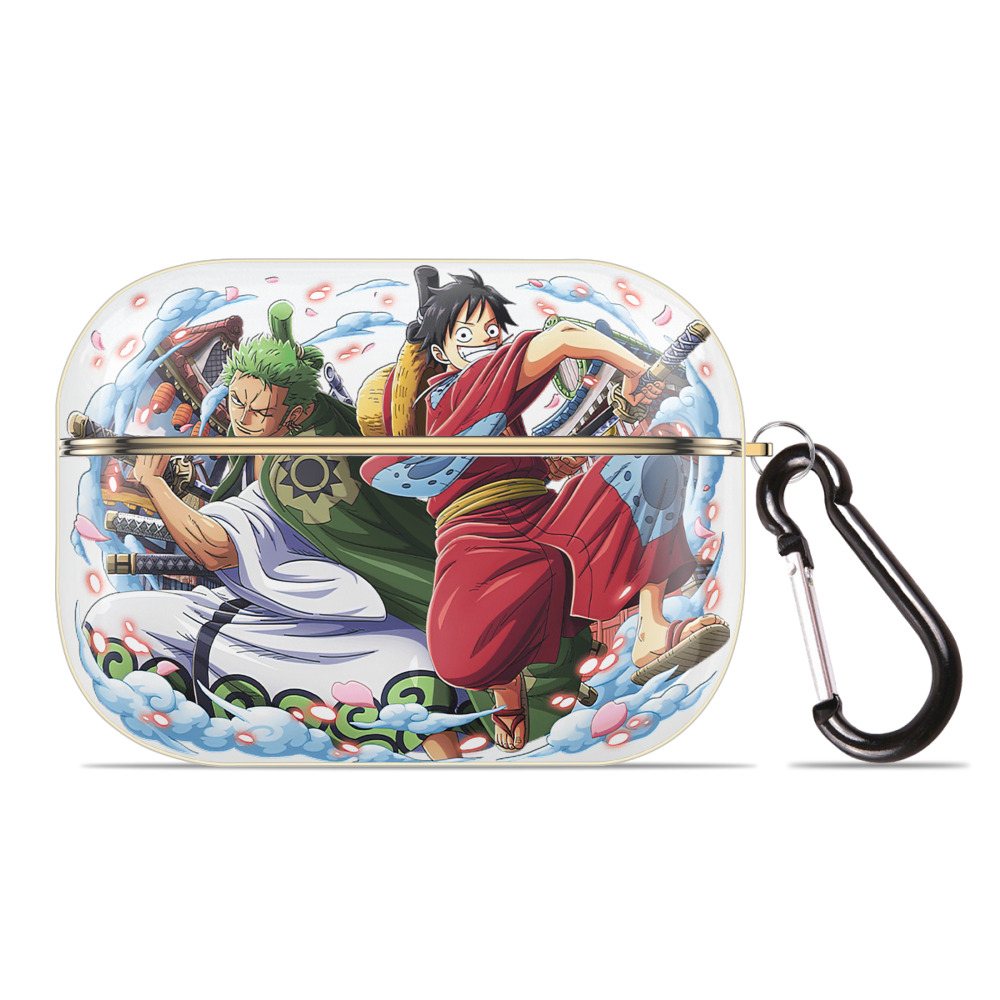 ワンピース モンキー・D・ルフィ ONE PIECE Monkey D. Luffy 【AirPods Pro用】ハードシェル保護ケース｜耐衝撃・防指紋・カラビナ付き商品仕様