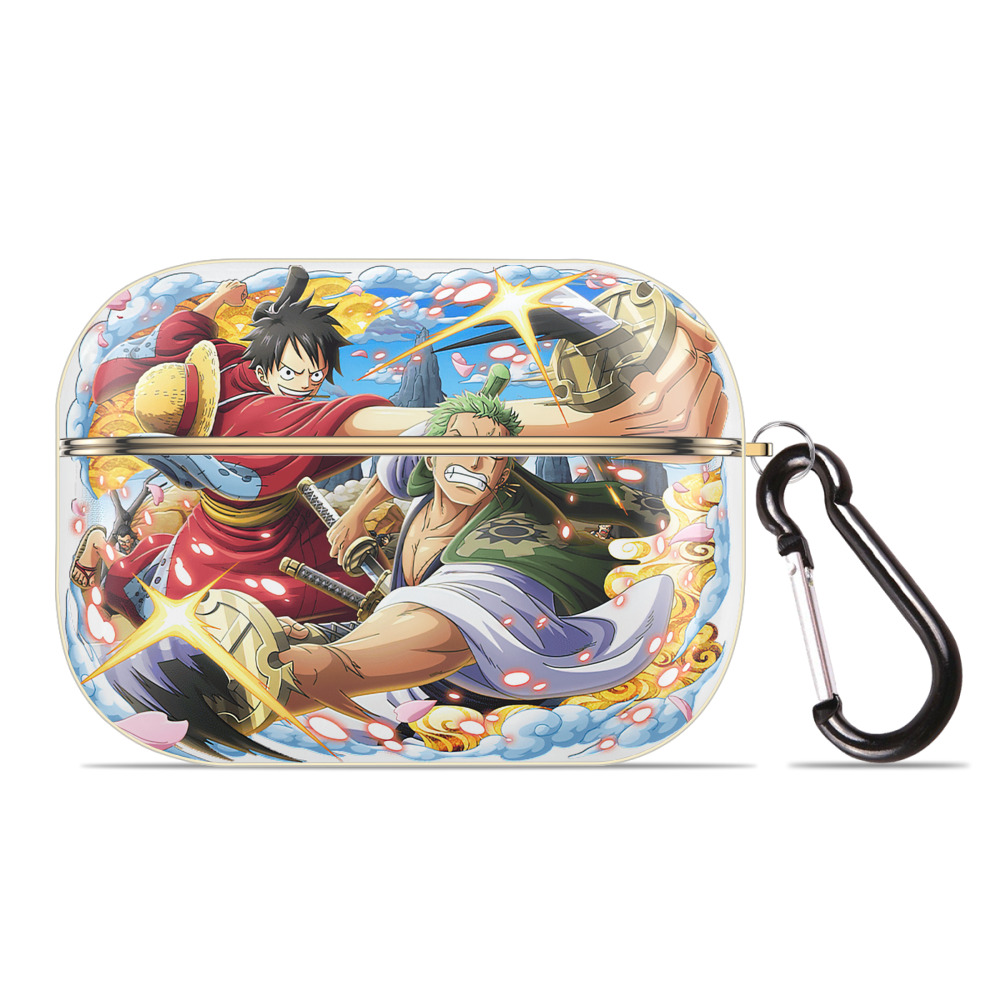 ワンピース モンキー・D・ルフィ ONE PIECE Monkey D. Luffy 【AirPods Pro用】ハードシェル保護ケース｜耐衝撃・防指紋・カラビナ付き商品仕様