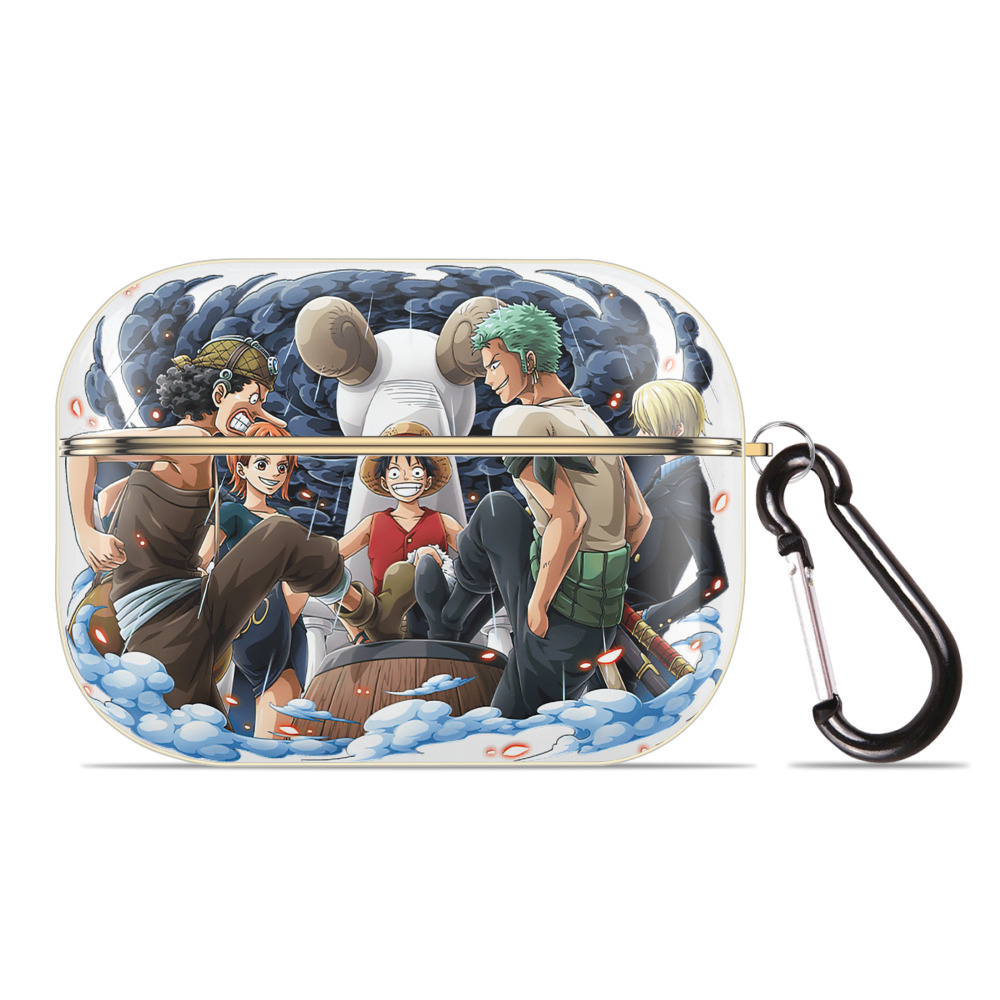 ワンピース モンキー・D・ルフィ ONE PIECE Monkey D. Luffy 【AirPods Pro用】ハードシェル保護ケース｜耐衝撃・防指紋・カラビナ付き商品仕様