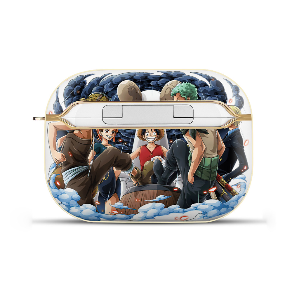 ワンピース モンキー・D・ルフィ ONE PIECE Monkey D. Luffy 【AirPods Pro用】ハードシェル保護ケース｜耐衝撃・防指紋・カラビナ付き商品仕様