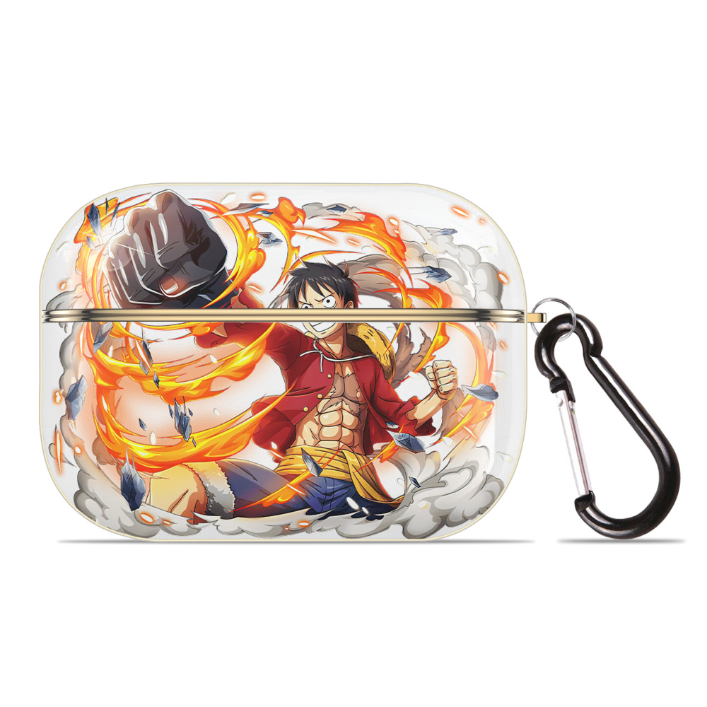 ワンピース モンキー・D・ルフィ ONE PIECE Monkey D. Luffy 【AirPods Pro用】ハードシェル保護ケース｜耐衝撃・防指紋・カラビナ付き商品仕様