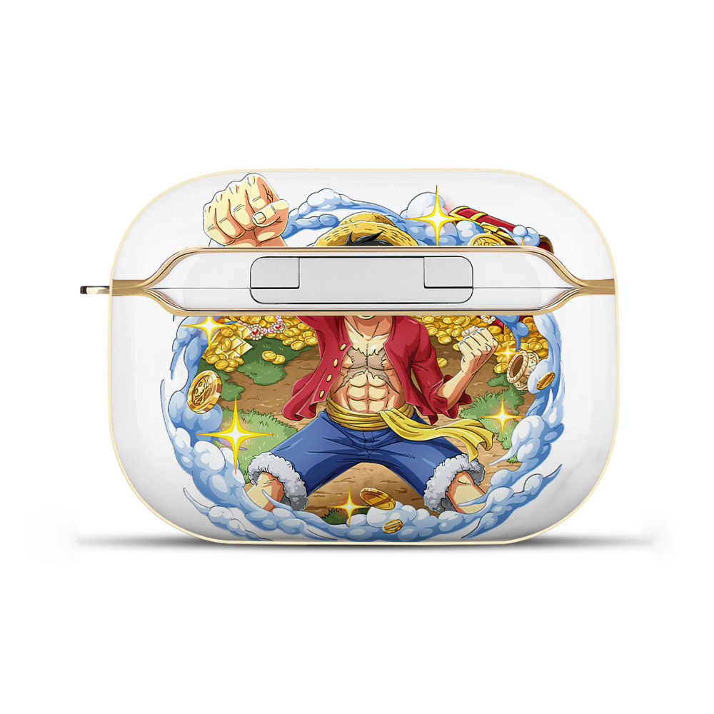 ワンピース モンキー・D・ルフィ ONE PIECE Monkey D. Luffy 【AirPods Pro用】ハードシェル保護ケース｜耐衝撃・防指紋・カラビナ付き商品仕様