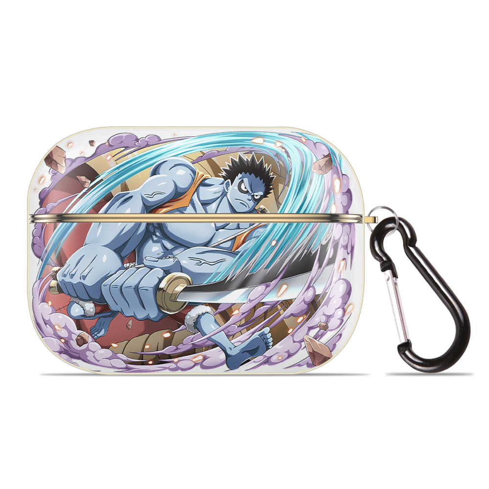 ワンピース モンキー・D・ルフィ ONE PIECE Monkey D. Luffy 【AirPods Pro用】ハードシェル保護ケース｜耐衝撃・防指紋・カラビナ付き商品仕様