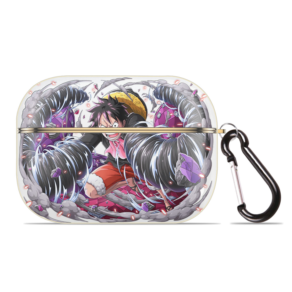ワンピース モンキー・D・ルフィ ONE PIECE Monkey D. Luffy 【AirPods Pro用】ハードシェル保護ケース｜耐衝撃・防指紋・カラビナ付き商品仕様