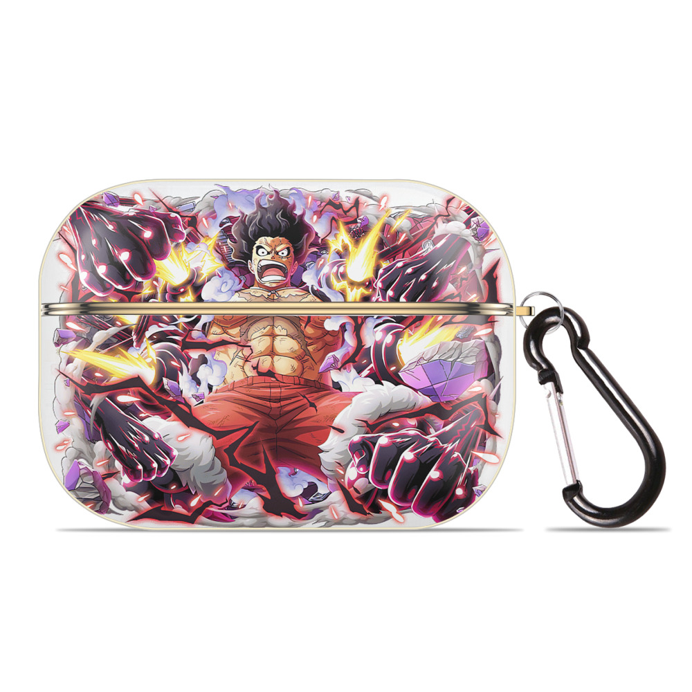 ワンピース モンキー・D・ルフィ ONE PIECE Monkey D. Luffy 【AirPods Pro用】ハードシェル保護ケース｜耐衝撃・防指紋・カラビナ付き商品仕様