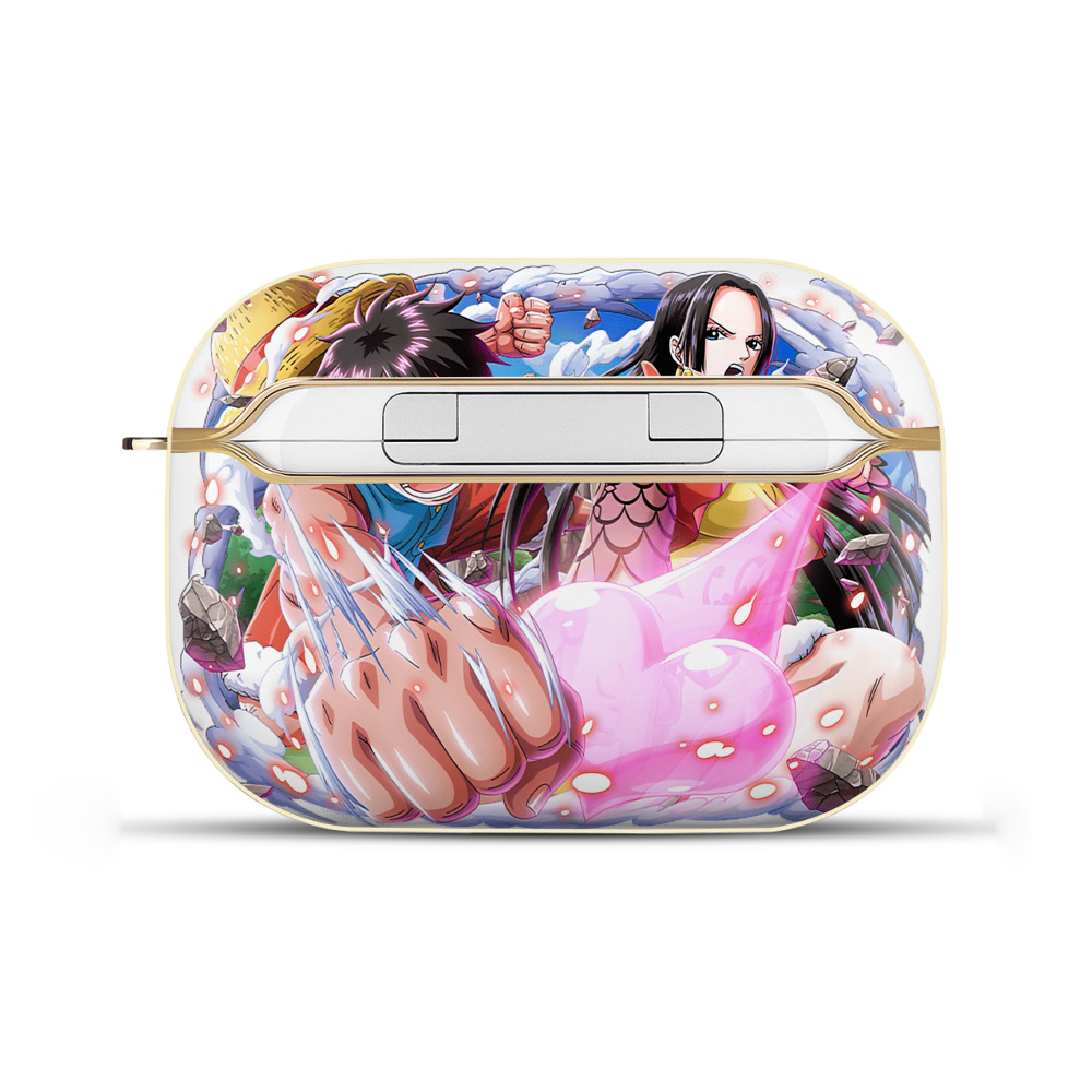 ワンピース モンキー・D・ルフィ ONE PIECE Monkey D. Luffy 【AirPods Pro用】ハードシェル保護ケース｜耐衝撃・防指紋・カラビナ付き商品仕様