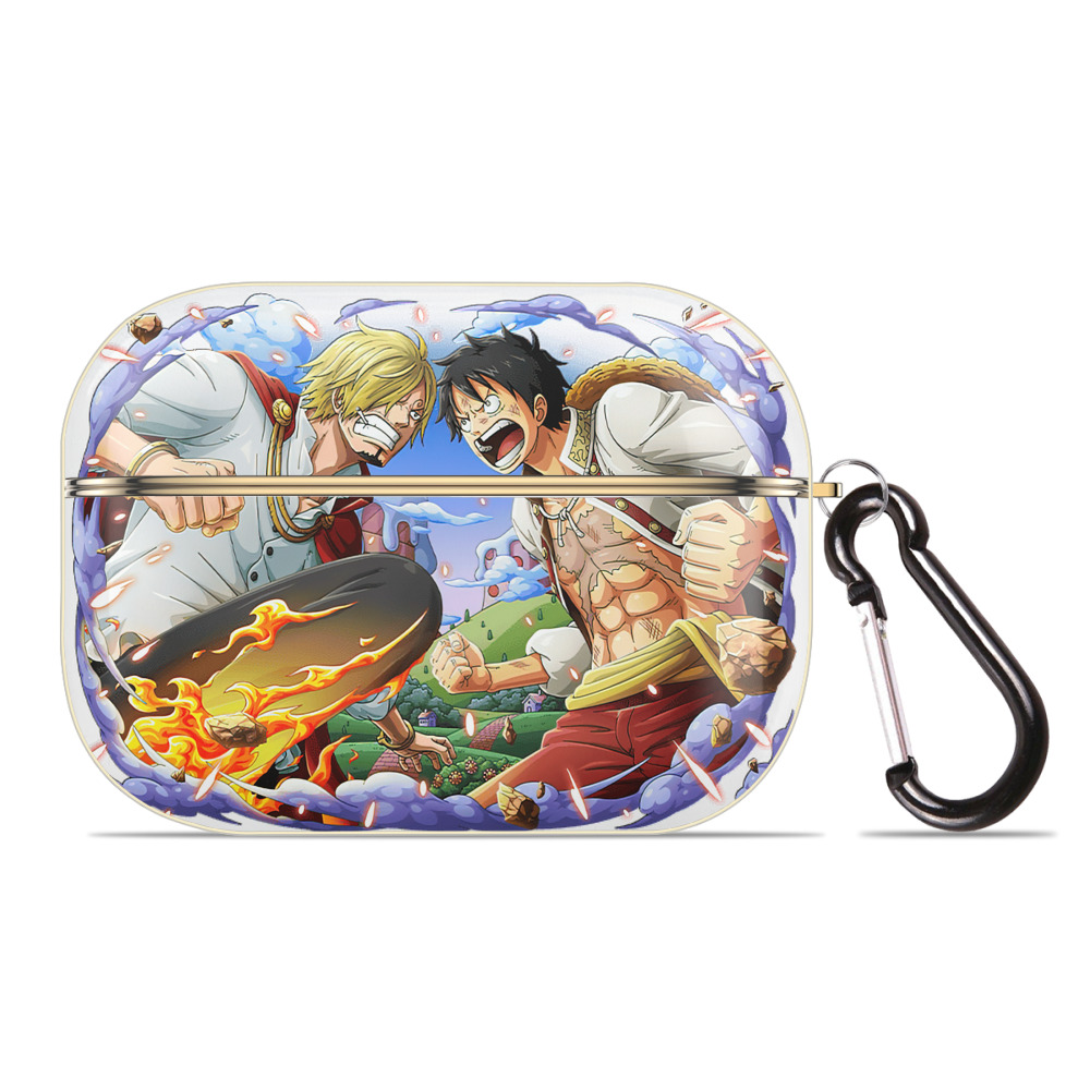 ワンピース モンキー・D・ルフィ ONE PIECE Monkey D. Luffy 【AirPods Pro用】ハードシェル保護ケース｜耐衝撃・防指紋・カラビナ付き商品仕様