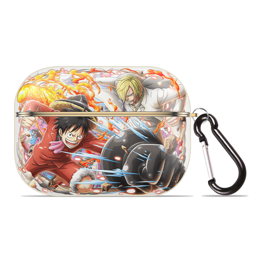 ワンピース モンキー・D・ルフィ ONE PIECE Monkey D. Luffy 【AirPods Pro用】ハードシェル保護ケース｜耐衝撃・防指紋・カラビナ付き商品仕様