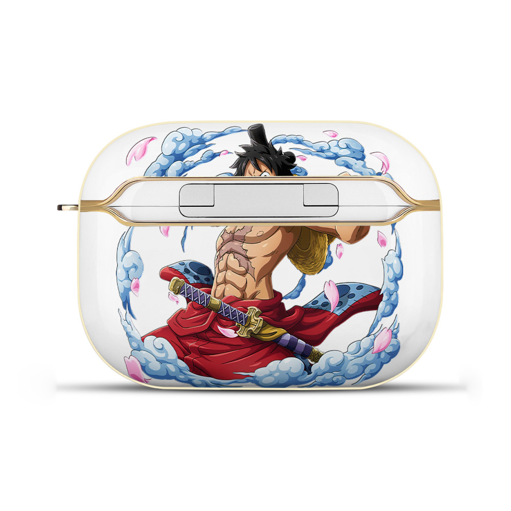 ワンピース モンキー・D・ルフィ ONE PIECE Monkey D. Luffy 【AirPods Pro用】ハードシェル保護ケース｜耐衝撃・防指紋・カラビナ付き商品仕様