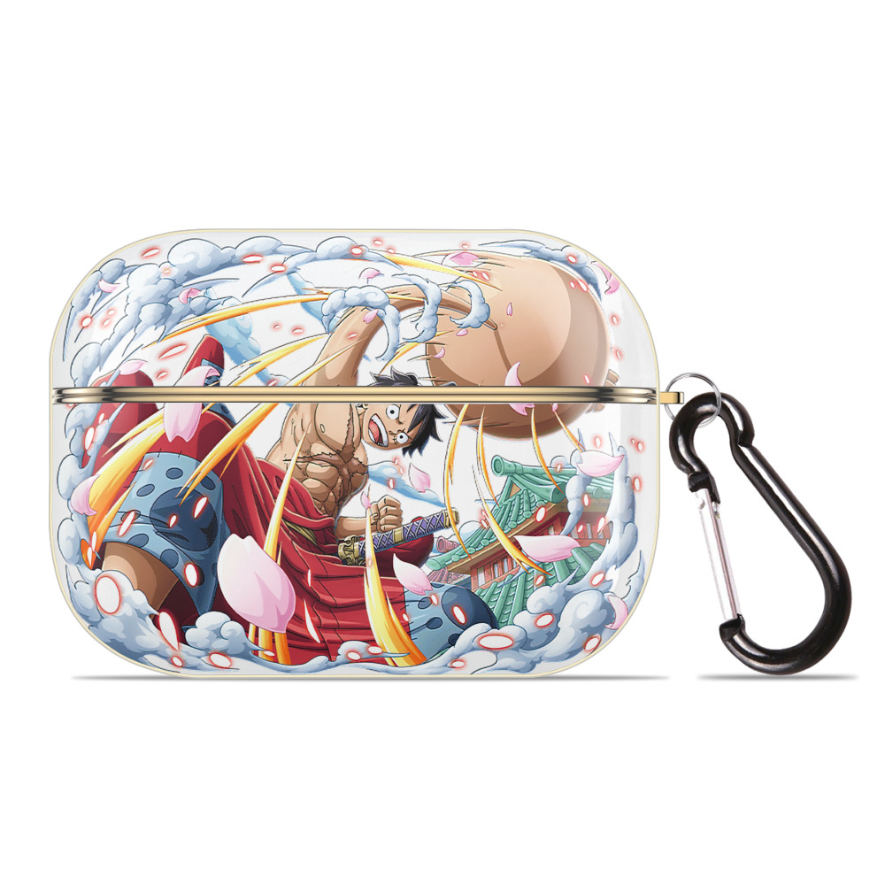 ワンピース モンキー・D・ルフィ ONE PIECE Monkey D. Luffy 【AirPods Pro用】ハードシェル保護ケース｜耐衝撃・防指紋・カラビナ付き商品仕様