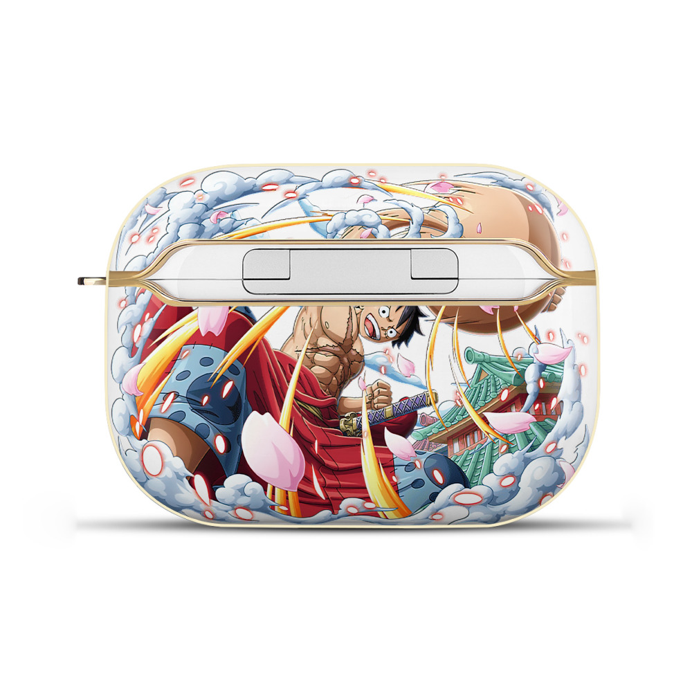 ワンピース モンキー・D・ルフィ ONE PIECE Monkey D. Luffy 【AirPods Pro用】ハードシェル保護ケース｜耐衝撃・防指紋・カラビナ付き商品仕様