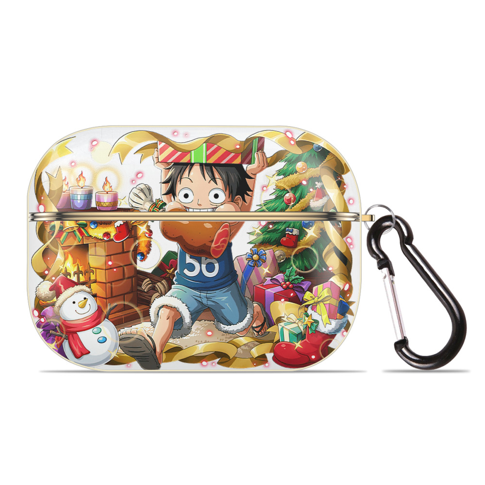 ワンピース モンキー・D・ルフィ ONE PIECE Monkey D. Luffy 【AirPods Pro用】ハードシェル保護ケース｜耐衝撃・防指紋・カラビナ付き商品仕様