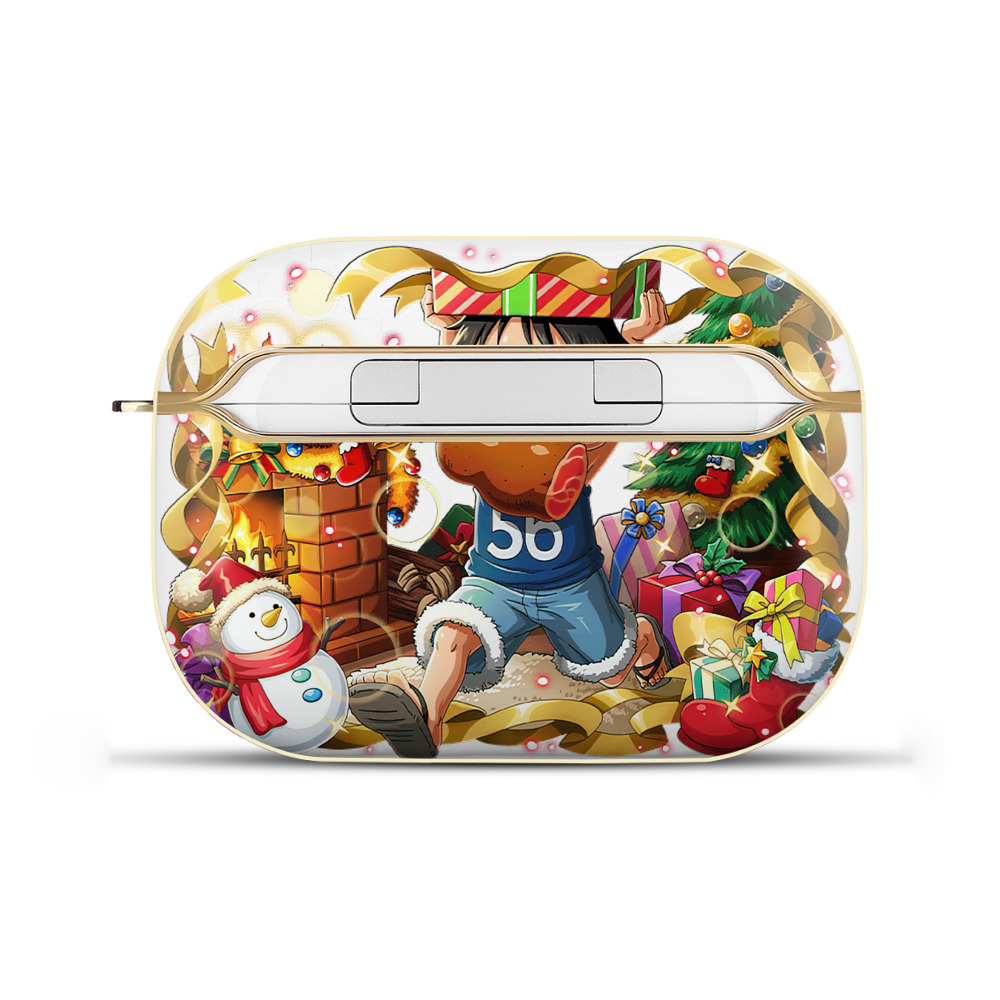 ワンピース モンキー・D・ルフィ ONE PIECE Monkey D. Luffy 【AirPods Pro用】ハードシェル保護ケース｜耐衝撃・防指紋・カラビナ付き商品仕様