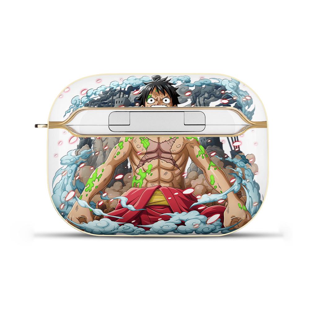 ワンピース モンキー・D・ルフィ ONE PIECE Monkey D. Luffy 【AirPods Pro用】ハードシェル保護ケース｜耐衝撃・防指紋・カラビナ付き商品仕様