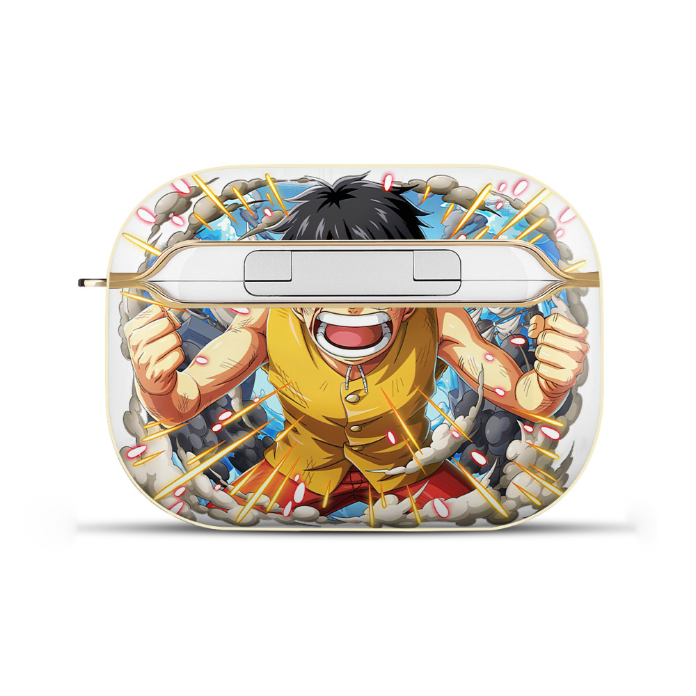 ワンピース モンキー・D・ルフィ ONE PIECE Monkey D. Luffy 【AirPods Pro用】ハードシェル保護ケース｜耐衝撃・防指紋・カラビナ付き商品仕様