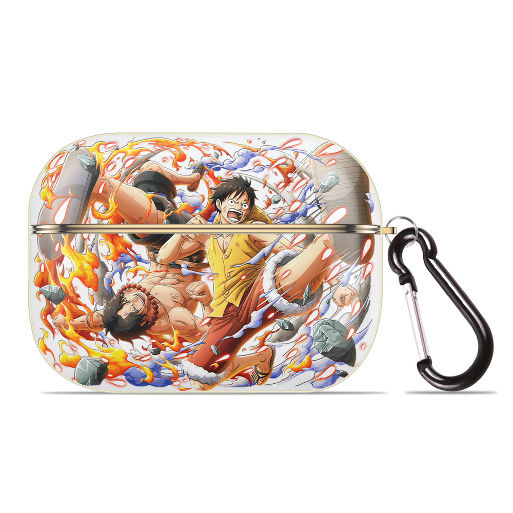 ワンピース モンキー・D・ルフィ ONE PIECE Monkey D. Luffy 【AirPods Pro用】ハードシェル保護ケース｜耐衝撃・防指紋・カラビナ付き商品仕様