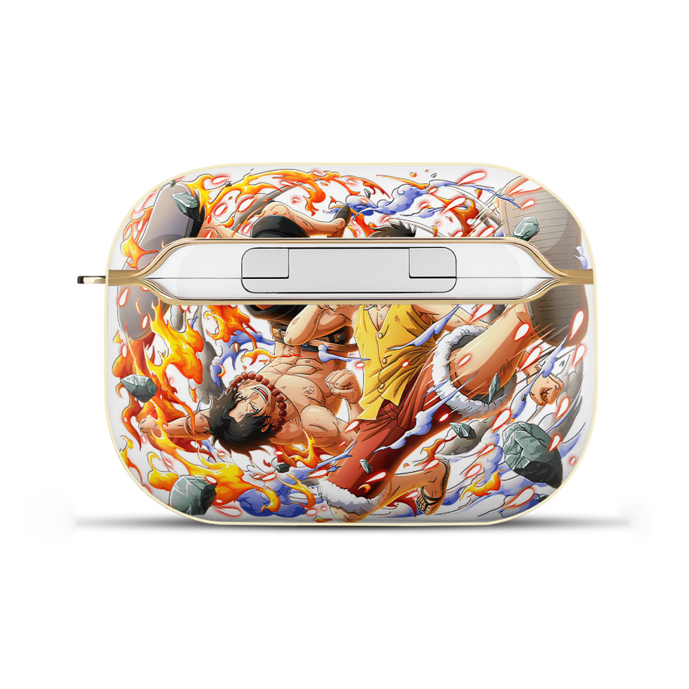 ワンピース モンキー・D・ルフィ ONE PIECE Monkey D. Luffy 【AirPods Pro用】ハードシェル保護ケース｜耐衝撃・防指紋・カラビナ付き商品仕様