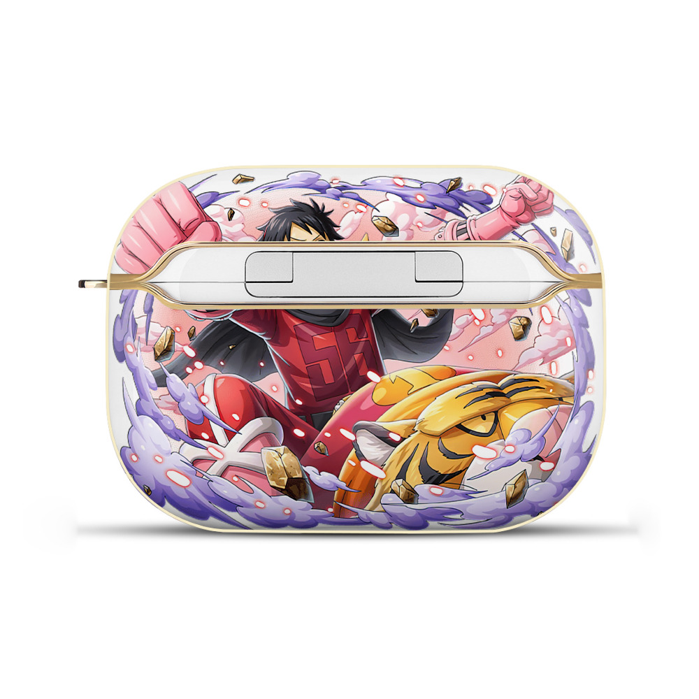 ワンピース モンキー・D・ルフィ ONE PIECE Monkey D. Luffy 【AirPods Pro用】ハードシェル保護ケース｜耐衝撃・防指紋・カラビナ付き商品仕様