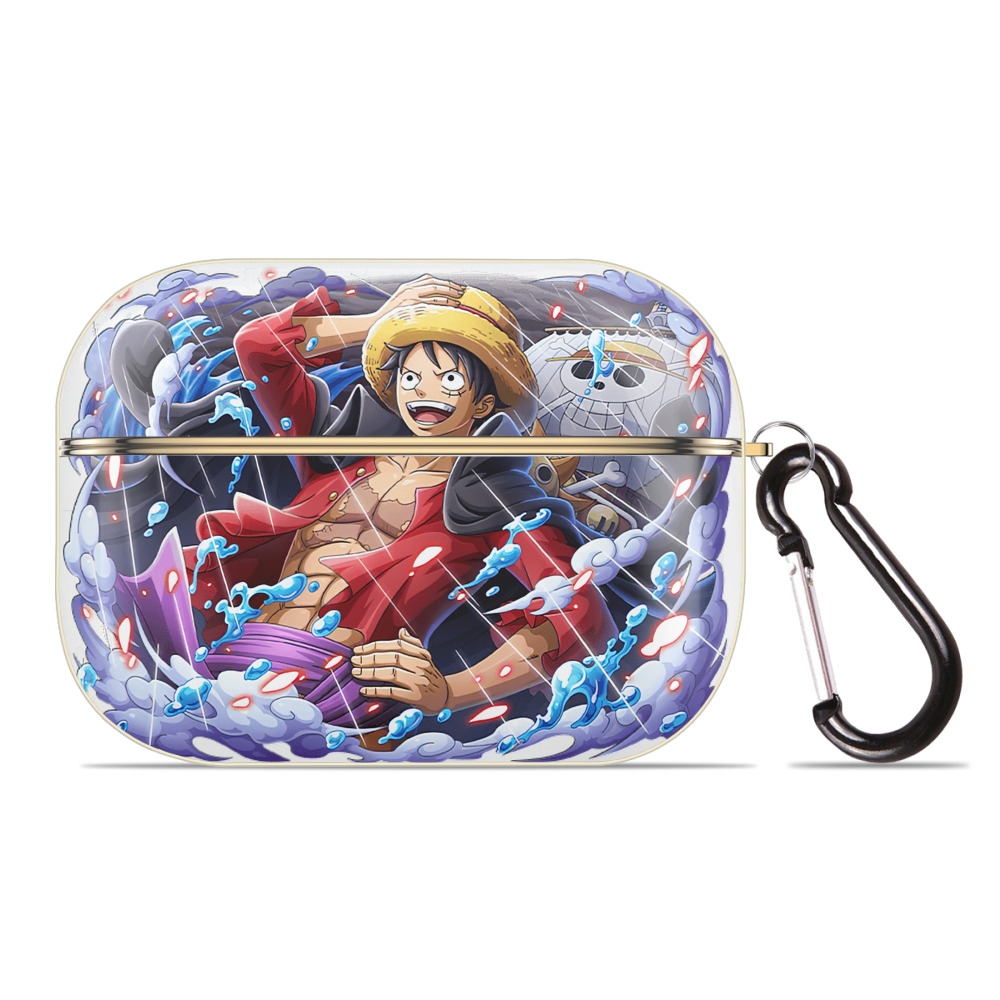 ワンピース モンキー・D・ルフィ ONE PIECE Monkey D. Luffy 【AirPods Pro用】ハードシェル保護ケース｜耐衝撃・防指紋・カラビナ付き商品仕様