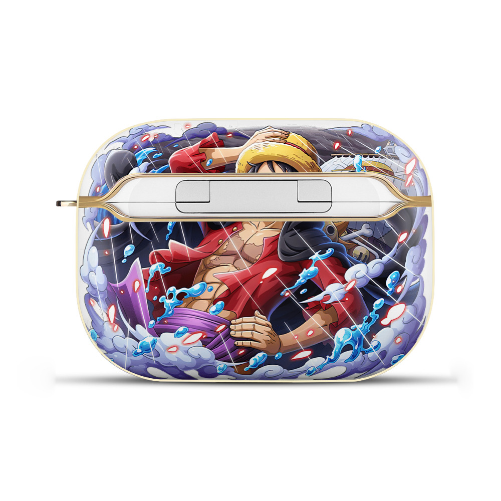 ワンピース モンキー・D・ルフィ ONE PIECE Monkey D. Luffy 【AirPods Pro用】ハードシェル保護ケース｜耐衝撃・防指紋・カラビナ付き商品仕様